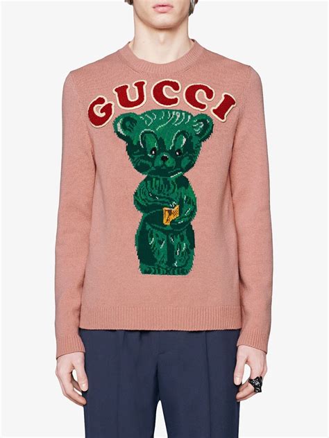 gucci sweater teddy bear